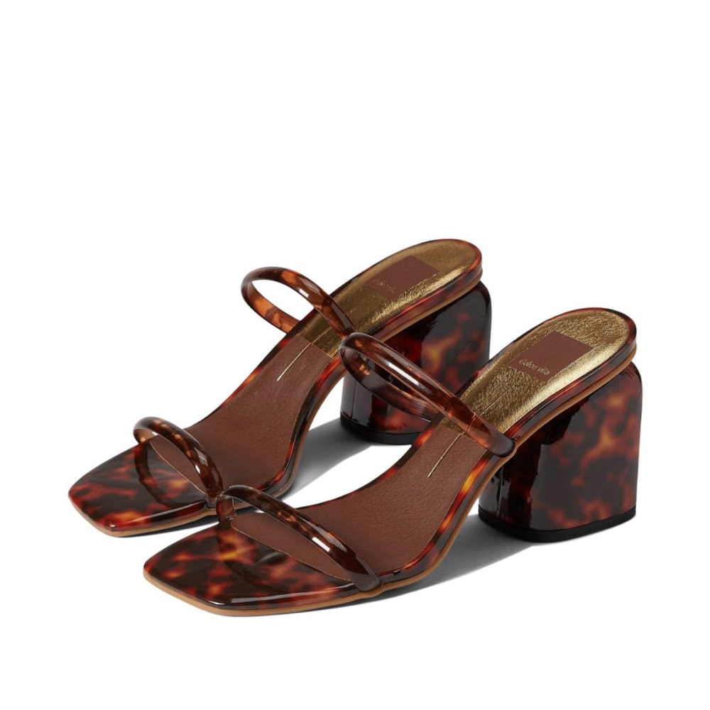Dolce Vita Netra Tortoise Vinyl Sandals